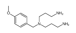 N'-(3-aminopropyl)-N'-[(4-methoxyphenyl)methyl]propane-1,3-diamine结构式