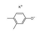 potassium 3,4-dimethylphenolate Structure