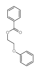 Ethanol, 2-phenoxy-, benzoate结构式