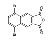 5,8-dibromobenzo[f][2]benzofuran-1,3-dione结构式