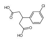 acide (chloro-3 phenyl)-3 glutarique结构式