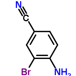 4-氨基-3-溴苯腈结构式