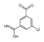 3-氯-5-硝基苯甲酰胺结构式