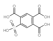 5-sulfobenzene-1,2,4-tricarboxylic acid Structure