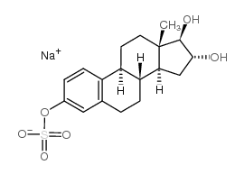 雌三醇 3-硫酸钠盐结构式
