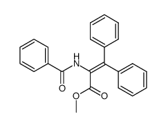 methyl 2-benzamido-3,3-diphenylacrylate结构式