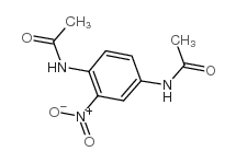 1,4-二乙酰氨基-2-硝基苯结构式