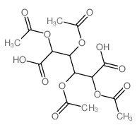 Galactaric acid,tetraacetate (7CI,8CI,9CI)结构式