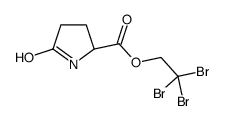 2,2,2-tribromoethyl 5-oxo-L-prolinate结构式