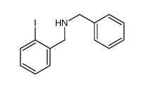 N-[(2-iodophenyl)methyl]-1-phenylmethanamine Structure