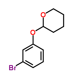 2-(3-Bromophenoxy)tetrahydro-2H-pyran Structure