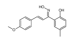 1-(2-Hydroxy-5-methylphenyl)-3-(4-methoxyphenyl)-2-propen-1-one oxime Structure