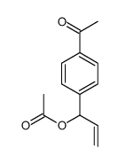 1-(4-acetylphenyl)prop-2-enyl acetate Structure