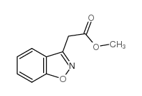 2-(1,2-苯异噁唑-3-基)乙酸甲酯结构式
