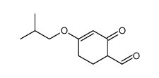 4-(2-methylpropoxy)-2-oxocyclohex-3-ene-1-carbaldehyde结构式