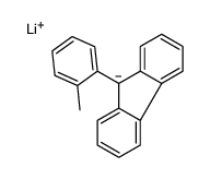 lithium,9-(2-methylphenyl)fluoren-9-ide结构式