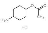 (4-aminocyclohexyl) acetate hydrochloride结构式
