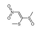 1-(n-methylsulfinyl)-1-(n-methylthio)-2-nitroethene结构式