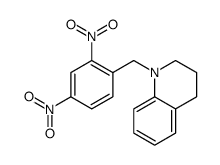 1-[(2,4-dinitrophenyl)methyl]-3,4-dihydro-2H-quinoline结构式