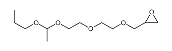 2-[2-[2-(1-propoxyethoxy)ethoxy]ethoxymethyl]oxirane结构式