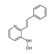 N-{2-[(E)-2-phenylethenyl]pyridin-3-yl}hydroxylamine结构式