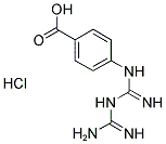 4-(3-氨基甲酰氨基胍基)苯甲酸盐酸盐结构式