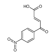 (E)-4-(4-硝基苯基)-4-氧代-2-丁烯酸结构式