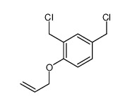 2,4-bis(chloromethyl)-1-prop-2-enoxybenzene结构式
