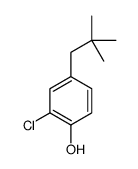 2-chloro-4-(2,2-dimethylpropyl)phenol Structure