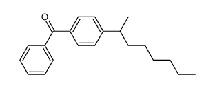 p-(2-Octylbenzophenone) Structure