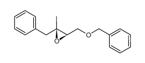 (2R,3R)-O-benzyl-2,3-epoxy-3-methyl-4-phenylbutan-1-ol结构式