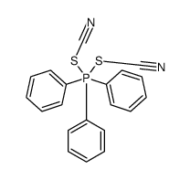 [triphenyl(thiocyanato)-λ5-phosphanyl] thiocyanate结构式