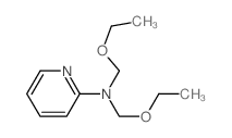 2-Pyridinamine, N,N-bis(ethoxymethyl)- Structure