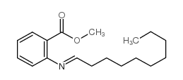2-(亚葵基氨基)苯甲酸甲酯结构式