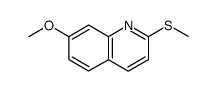 2-(methylthio)-7-methoxyquinoline Structure