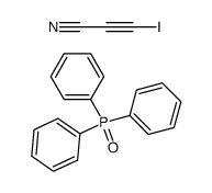 3-iodopropiolonitrile compound with triphenylphosphine oxide (1:1) Structure