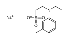 sodium 2-[ethyl(3-methylphenyl)amino]ethanesulphonate结构式