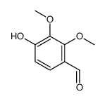 4-hydroxy-2,3-dimethoxybenzaldehyde Structure