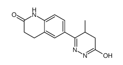 6-(4-methyl-6-oxo-4,5-dihydro-1H-pyridazin-3-yl)-3,4-dihydro-1H-quinolin-2-one结构式