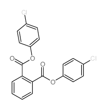 bis(4-chlorophenyl) benzene-1,2-dicarboxylate结构式