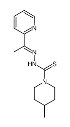 2-acetylpyridine 4',4'-(3-methylpentamethylene)thiosemicarbazone Structure