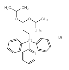 (3,3-二异丙氧基丙基)三苯基溴化膦结构式