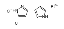 platinum(2+),1H-pyrazole,dichloride Structure
