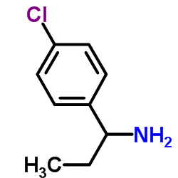 1-(4-Chlorophenyl)-1-propanamine Structure