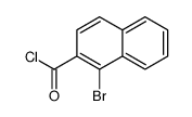 1-bromonaphthalene-2-carbonyl chloride Structure