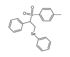 1-Phenyl-2-(phenylseleno)-1-(p-toluenesulfonyl)ethane结构式