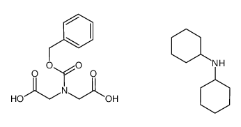 N-benzyloxycarbonyliminodiacetic acid dicyclohexylamine salt Structure