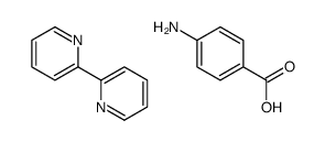 4-aminobenzoic acid,2-pyridin-2-ylpyridine Structure