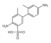 4,4'-diamino-2',6-dimethyl[1,1'-biphenyl]-3-sulphonic acid结构式