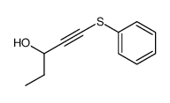 1-(Phenylthio)pent-1-yn-3-ol结构式